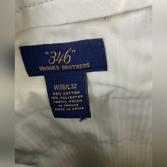 Brooks Brother 346 Advantage Chino Corduroy Men's Browns Pants W38 L32 - Picture 9 of 9